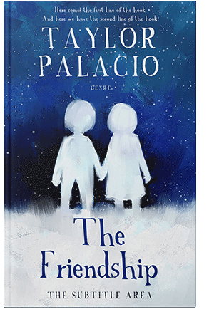 Pre Made Book Cover Deep Sapphire