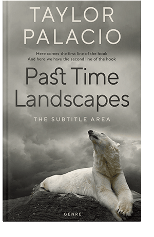 Pre Made Book Cover Natural Gray