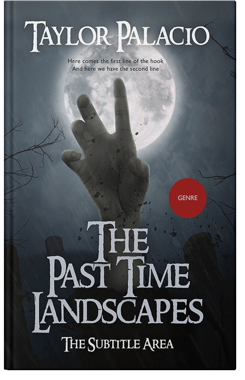 Front view of Premade Horror Book Cover - Outer Space