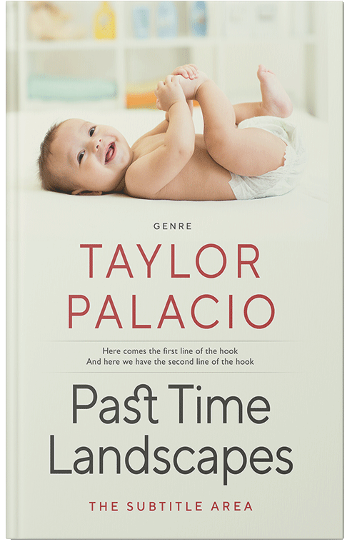 Front view of Premade Family & Parenting Book Cover - Satin Linen