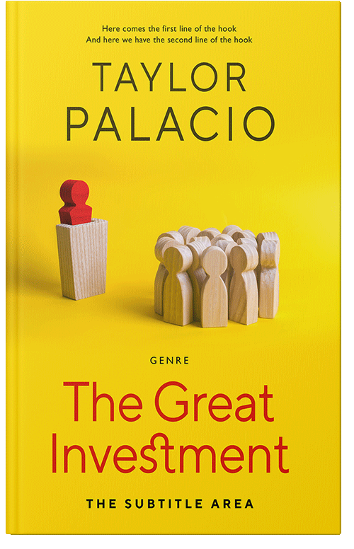 Front view of Premade Business Book Cover - School Bus Yellow