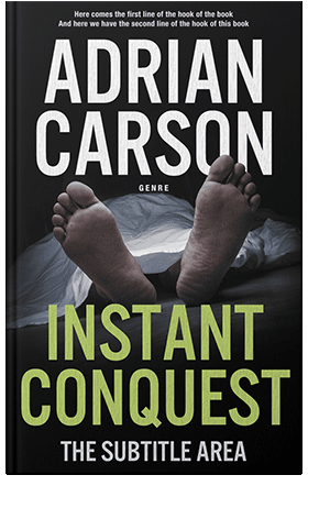 Pre Made Book Cover Cod Gray