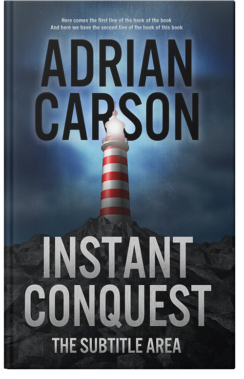 Front view of Premade Mystery & Thriller & Suspense Book Cover - Mirage
