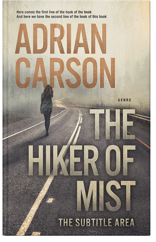 Front view of Premade Mystery & Thriller & Suspense Book Cover - Donkey Brown