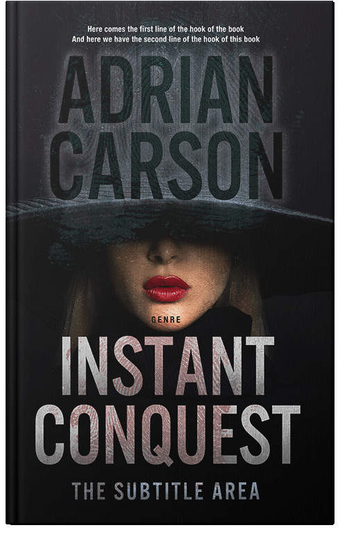 Front view of Premade Mystery & Thriller & Suspense Book Cover - Woodsmoke