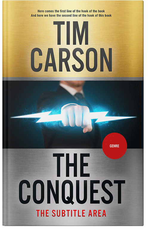 Front view of Premade Business Book Cover - Chino