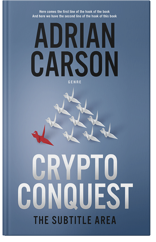 Front view of Premade Business Book Cover - Hoki