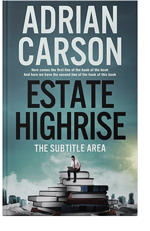 Pre Made Book Cover Blue Bayoux