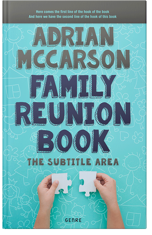 Front view of Premade Family & Parenting Book Cover - Bermuda