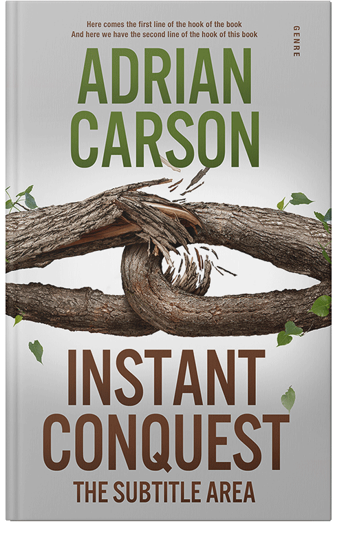 Front view of Premade Environment & Ecology Book Cover - Cloud