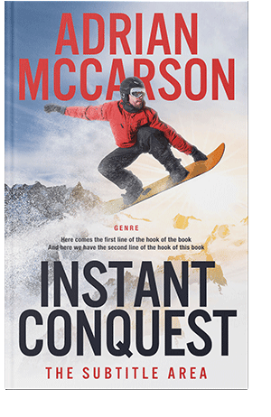 Pre Made Book Cover Oxford Blue