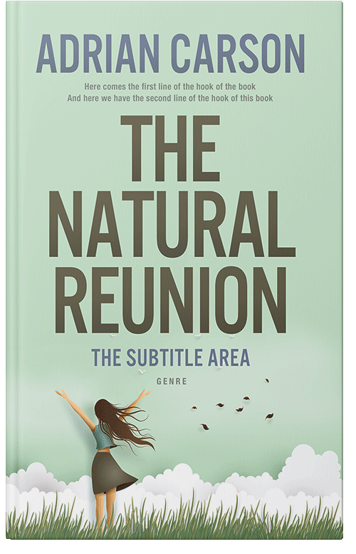 Front view of Premade Romance Book Cover - Surf Crest