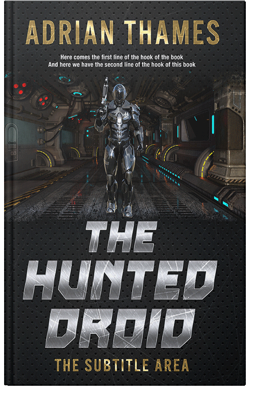 Front view of Premade Science Fiction Book Cover - Thunder