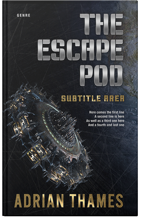 Front view of Premade Apocalyptica Book Cover - Cinder