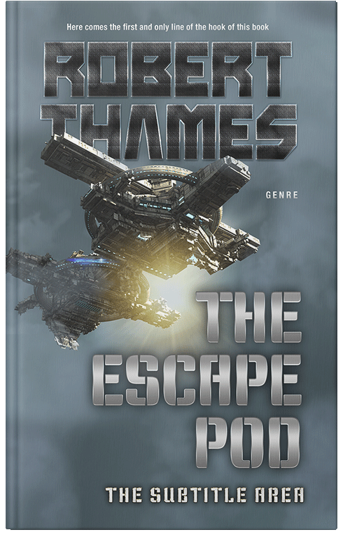 Front view of Premade Science Fiction Book Cover - Nevada