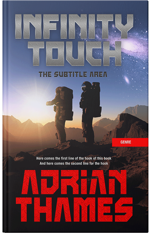 Front view of Premade Science Fiction Book Cover - Charade