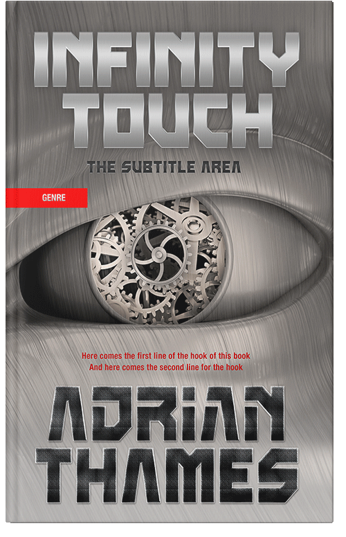 Front view of Premade Science Fiction Book Cover - Cloudy