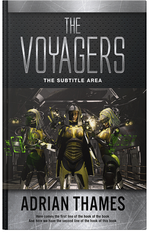 Front view of Premade Science Fiction Book Cover - Tuatara