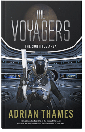 Premade Book Cover Shark