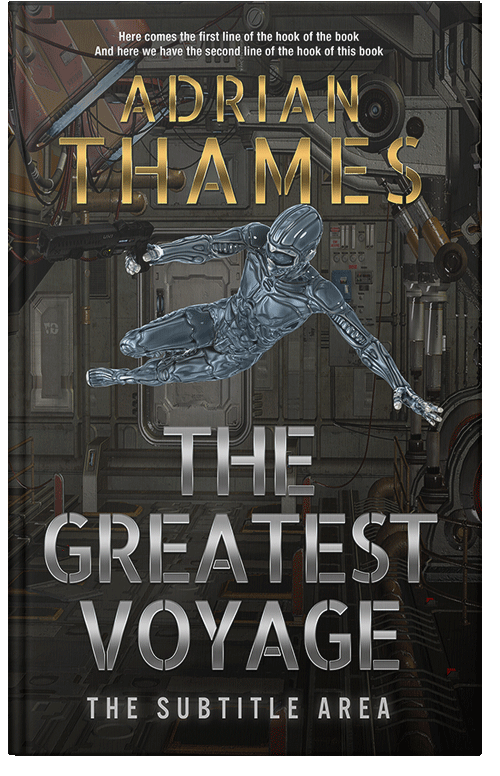 Front view of Premade Science Fiction Book Cover - Dune