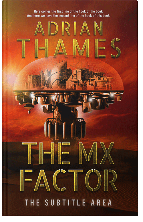 Front view of Premade Science Fiction Book Cover - Rebel