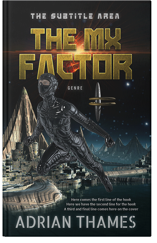 Front view of Premade Science Fiction Book Cover - Woodsmoke