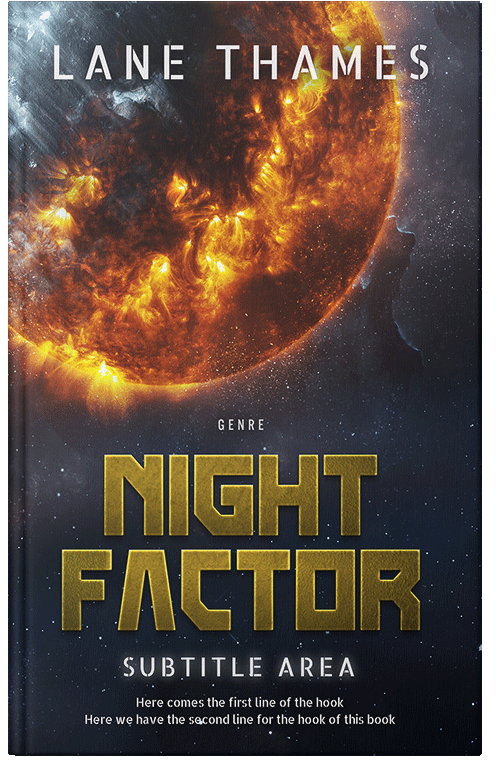 Front view of Premade Apocalyptica Book Cover - Baltic Sea