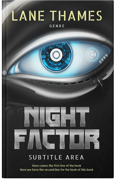 Front view of Premade Science Fiction Book Cover - Pumice