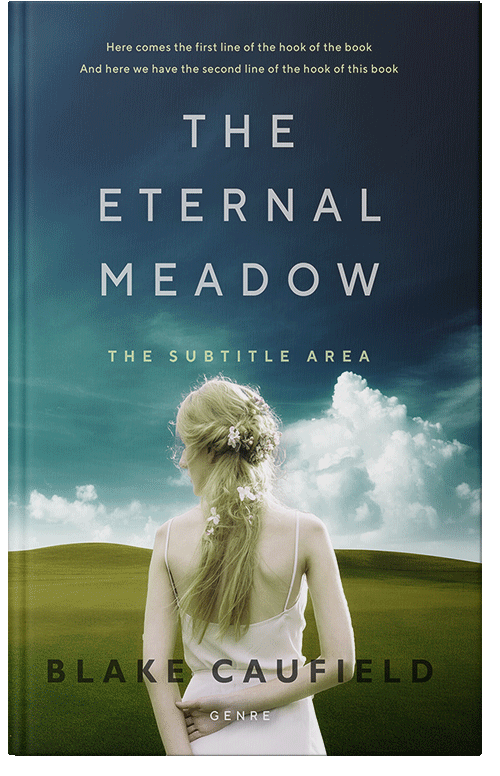 Front view of Premade Romance Book Cover - Celeste