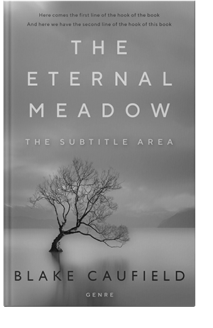 Pre Made Book Cover Gray