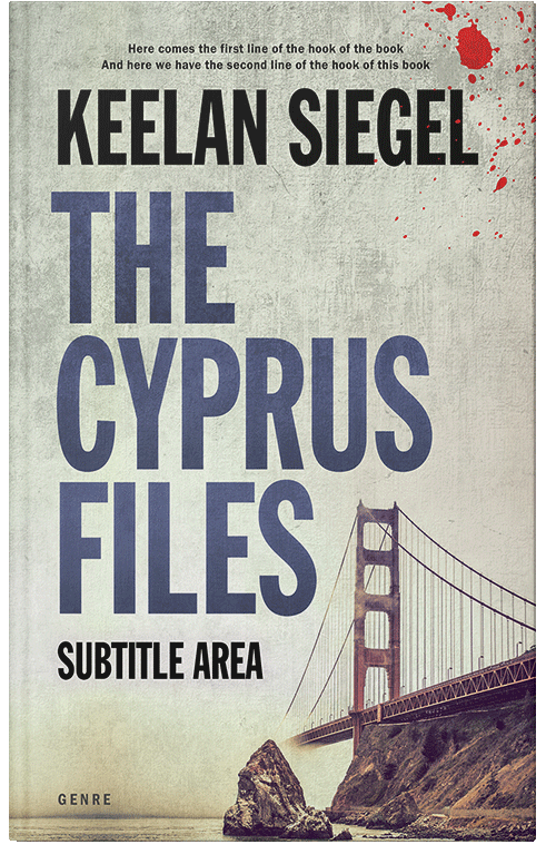 Front view of Premade Mystery & Thriller & Suspense Book Cover - Moon Mist