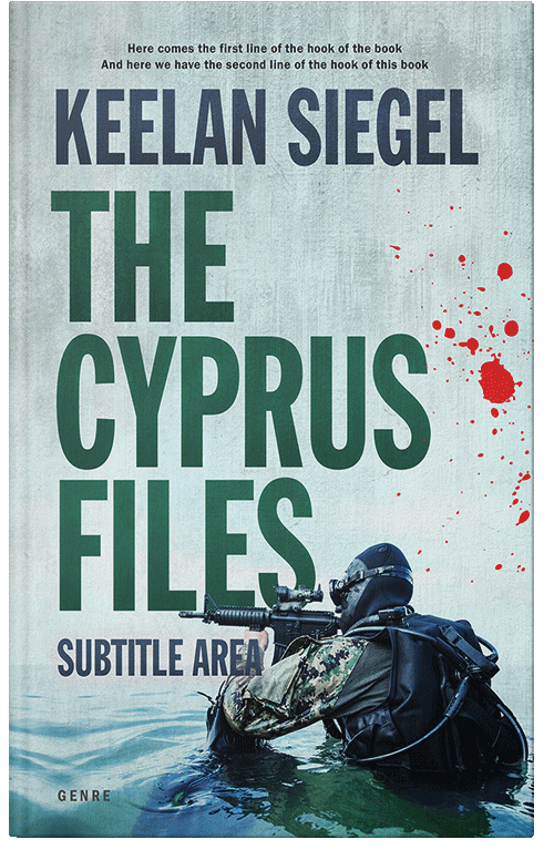 Front view of Premade Action & Adventure Book Cover - Plantation