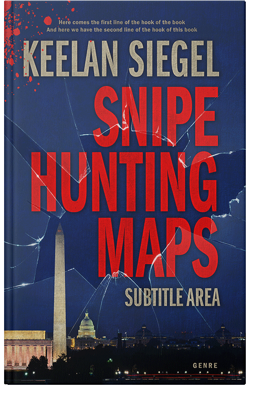 Front view of Premade Mystery & Thriller & Suspense Book Cover - Flush Mahogany