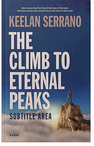 Premade Book Cover Soft Amber