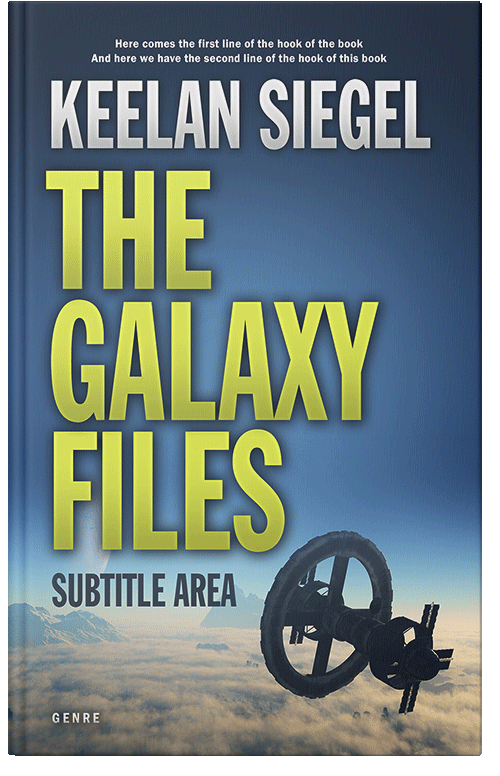 Front view of Premade Science Fiction Book Cover - San Juan