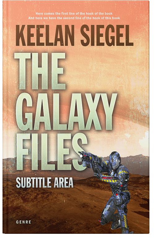 Front view of Premade Science Fiction Book Cover - Calico