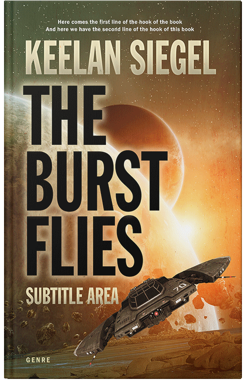 Front view of Premade Science Fiction Book Cover - Old Copper