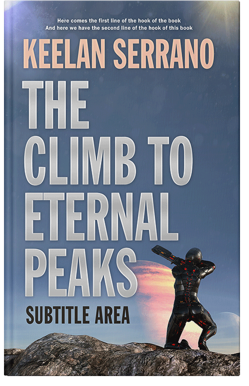 Front view of Premade Science Fiction Book Cover - Blue Bayoux