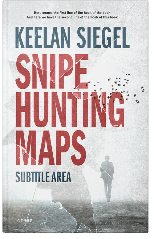 Front view of Premade Mystery & Thriller & Suspense Book Cover - Porcelain