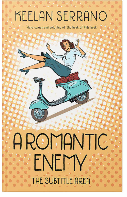 Front view of Premade Chick Lit Book Cover - Manhattan