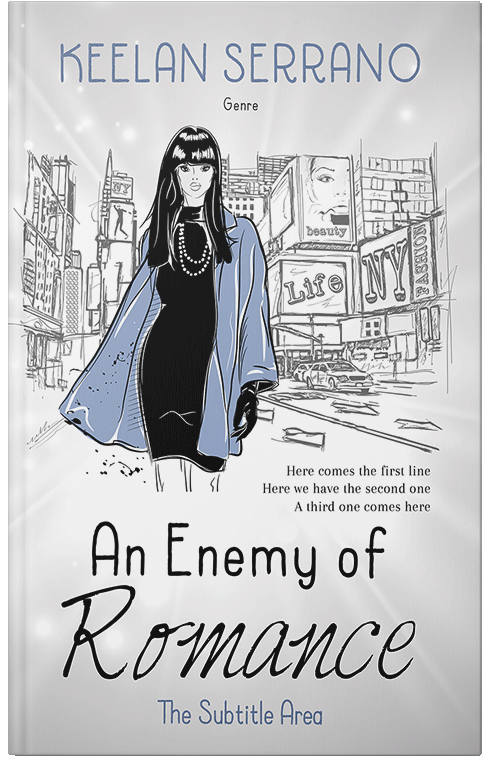 Front view of Premade Teen & Young Adult Book Cover - Iron