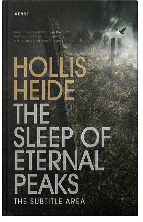 Front view of Premade Horror Book Cover - Nomad