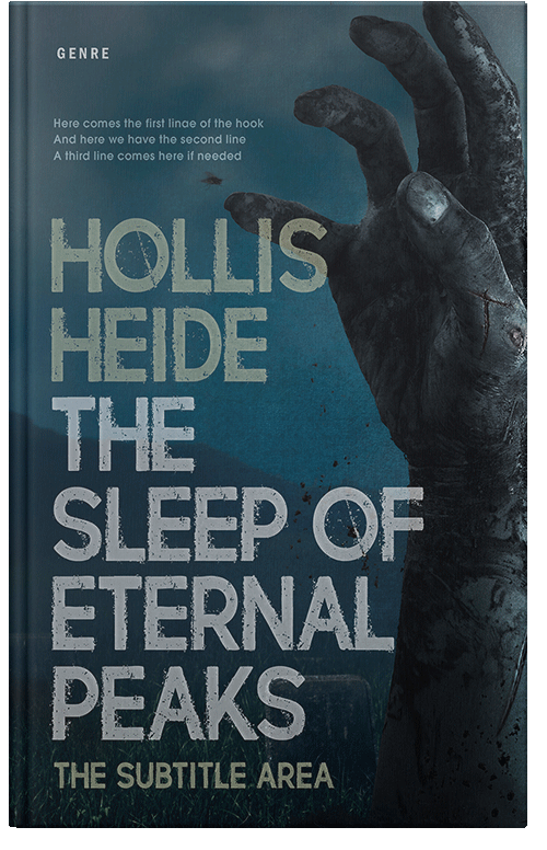 Front view of Premade Horror Book Cover - Firefly