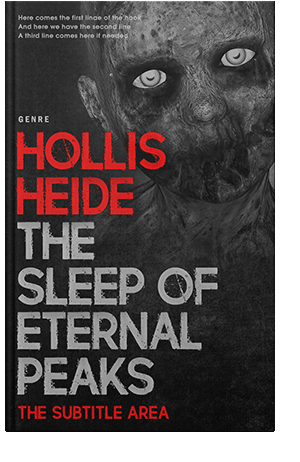 Pre Made Book Cover Cod Gray