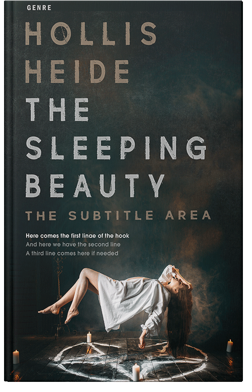 Front view of Premade Horror Book Cover - Outer Space