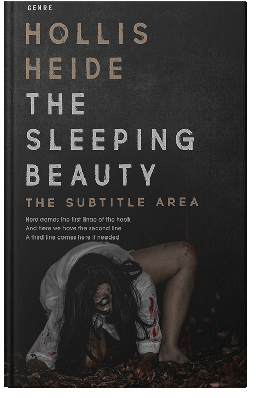 Front view of Premade Horror Book Cover - Cod Gray