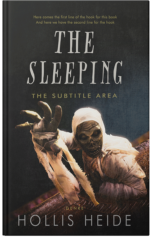 Front view of Premade Mystery & Thriller & Suspense Book Cover - Dune