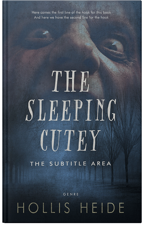 Front view of Premade Horror Book Cover - Pickled Bluewood