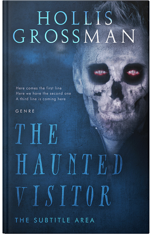 Front view of Premade Abstract Book Cover - Cello