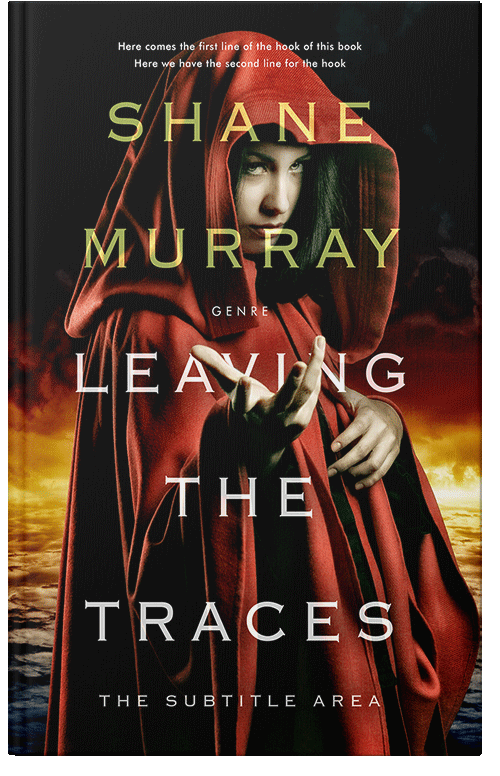 Front view of Premade Fantasy Book Cover - Crowshead